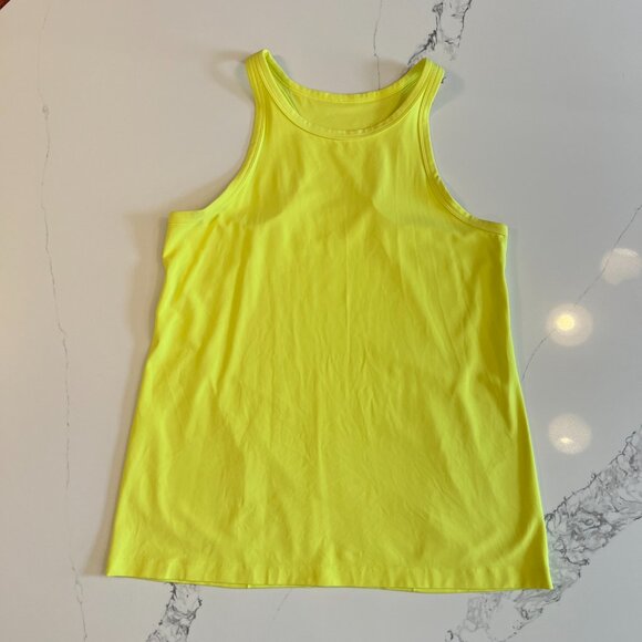 Lululemon Align Hip-Length Racerback Tank Top - Electric Lemon - Size 16 - Picture 3 of 9
